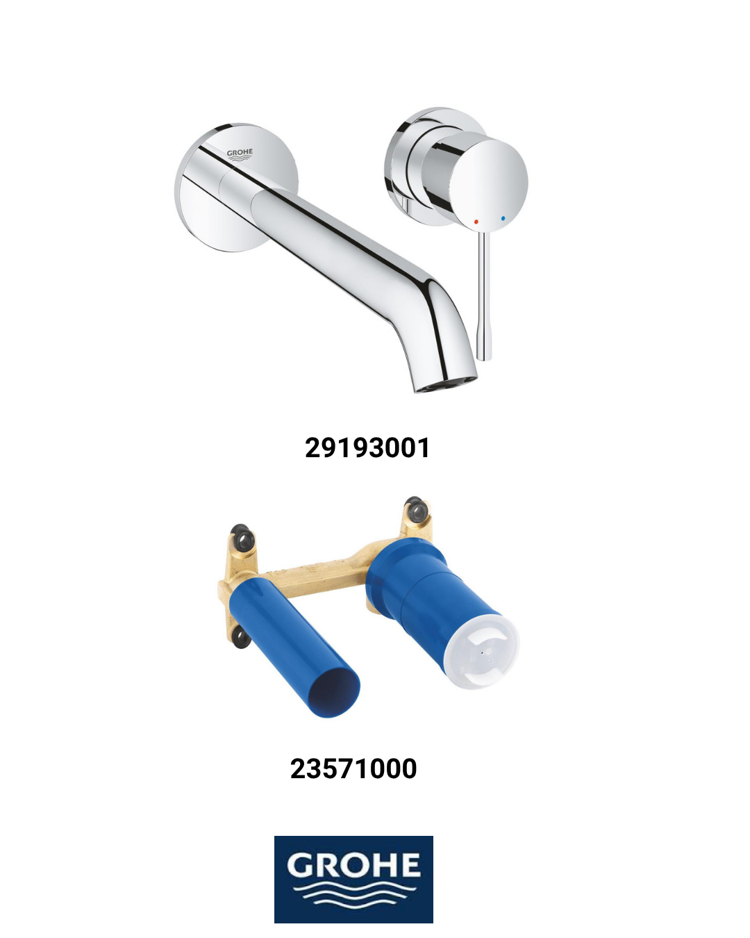 Essence New Ankastre Lavabo Bataryası Seti (Sıvaaltı Dahil) 29193SET1