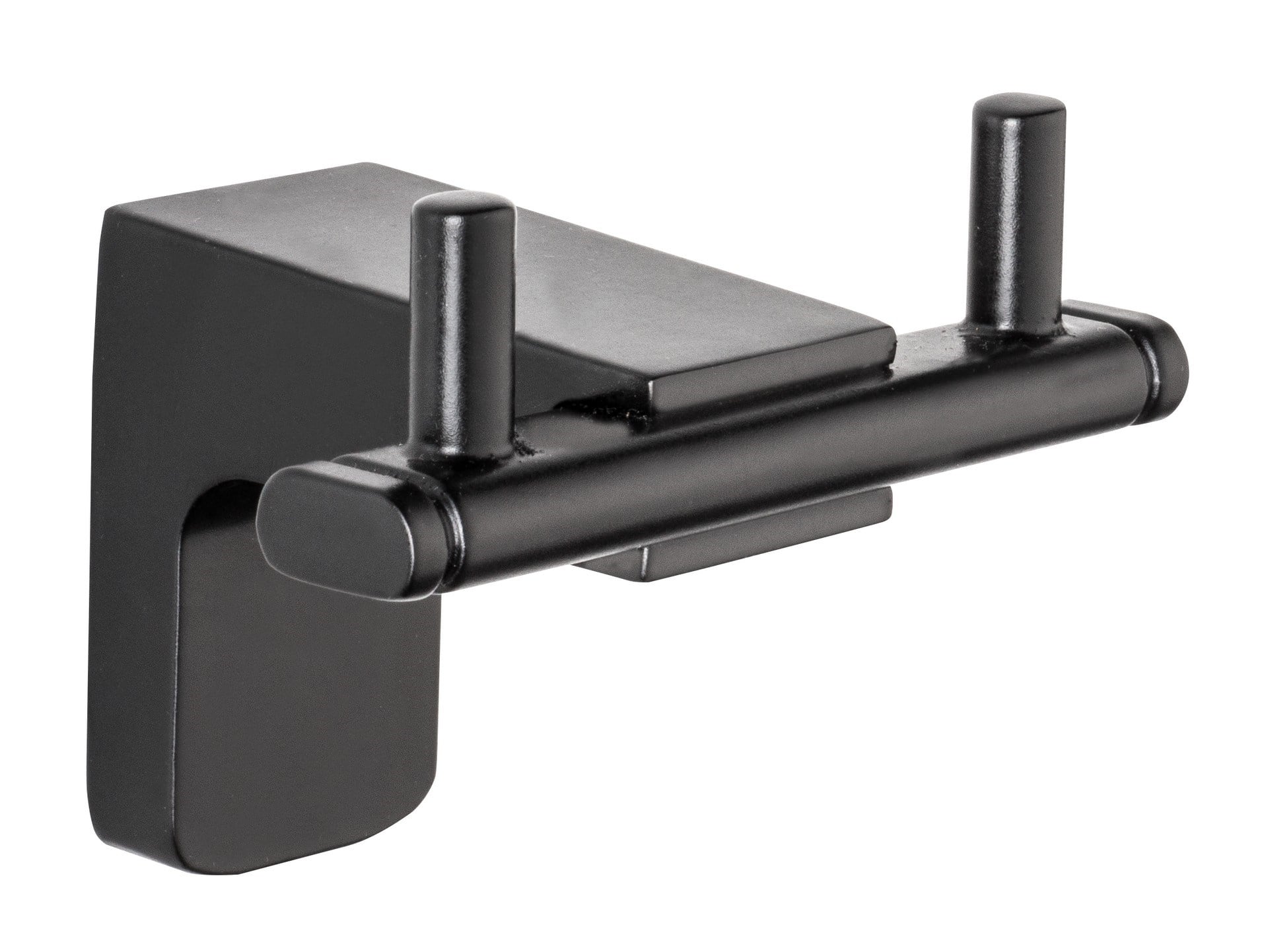 Premıum Ikılı Bornoz Askılık Mat Sıyah 71023-2m 71023-2M