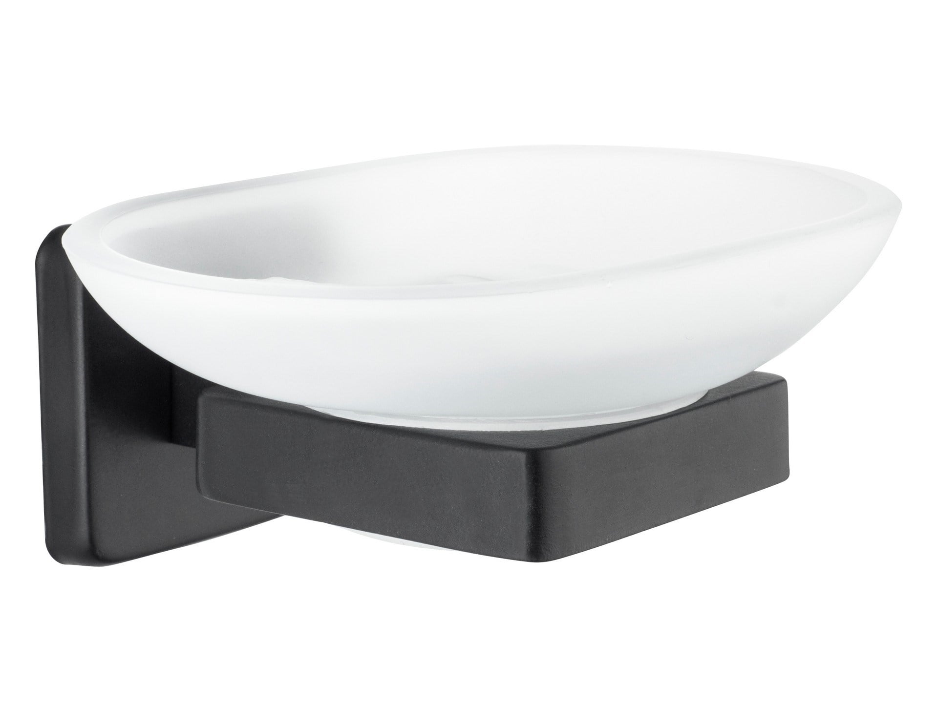 Kare Sabunluk Mat Sıyah 71703-2m 71703-2M
