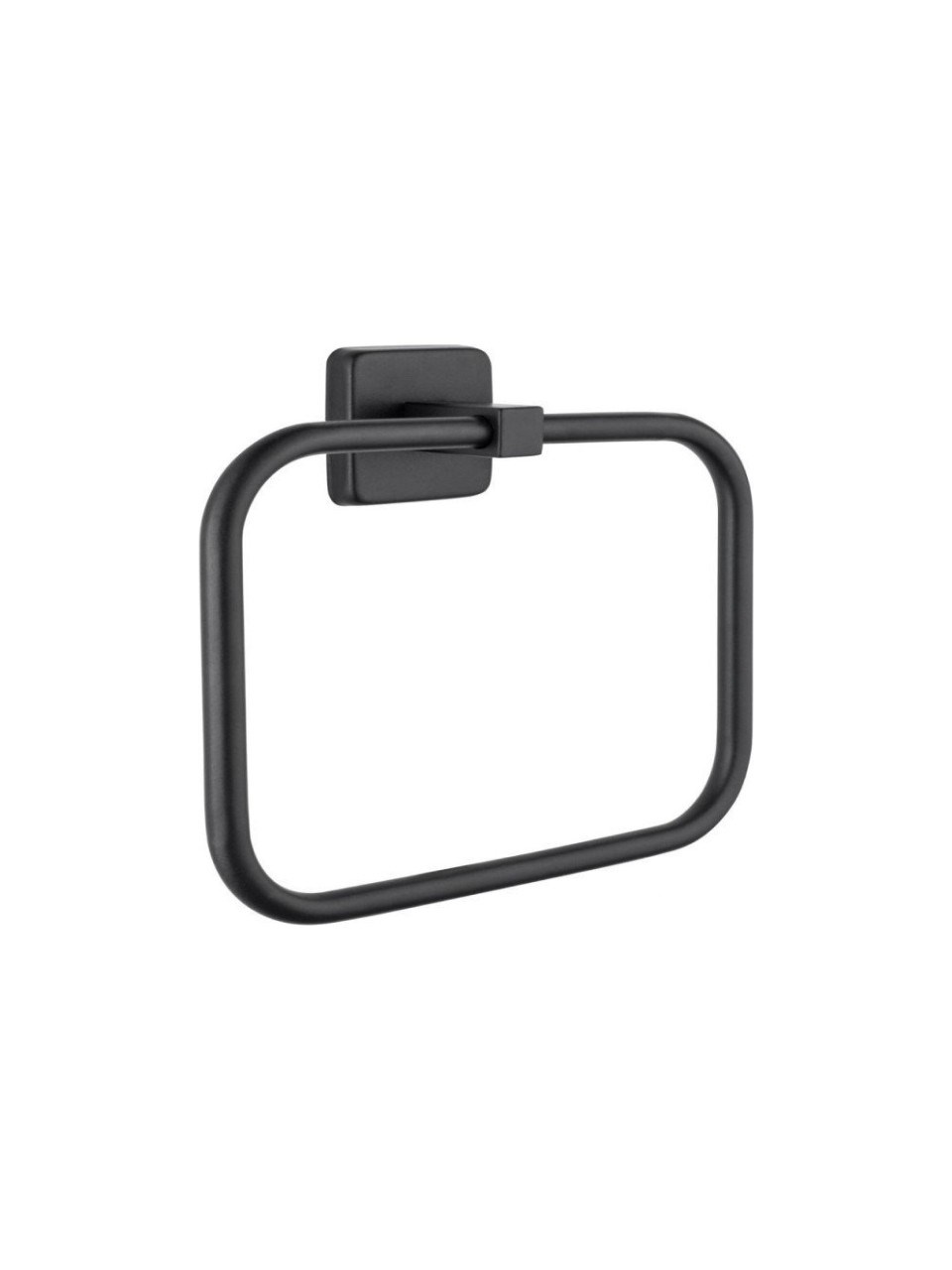 Kare Yuvarlak Havluluk Mat Sıyah 71708-2m 71708-2M