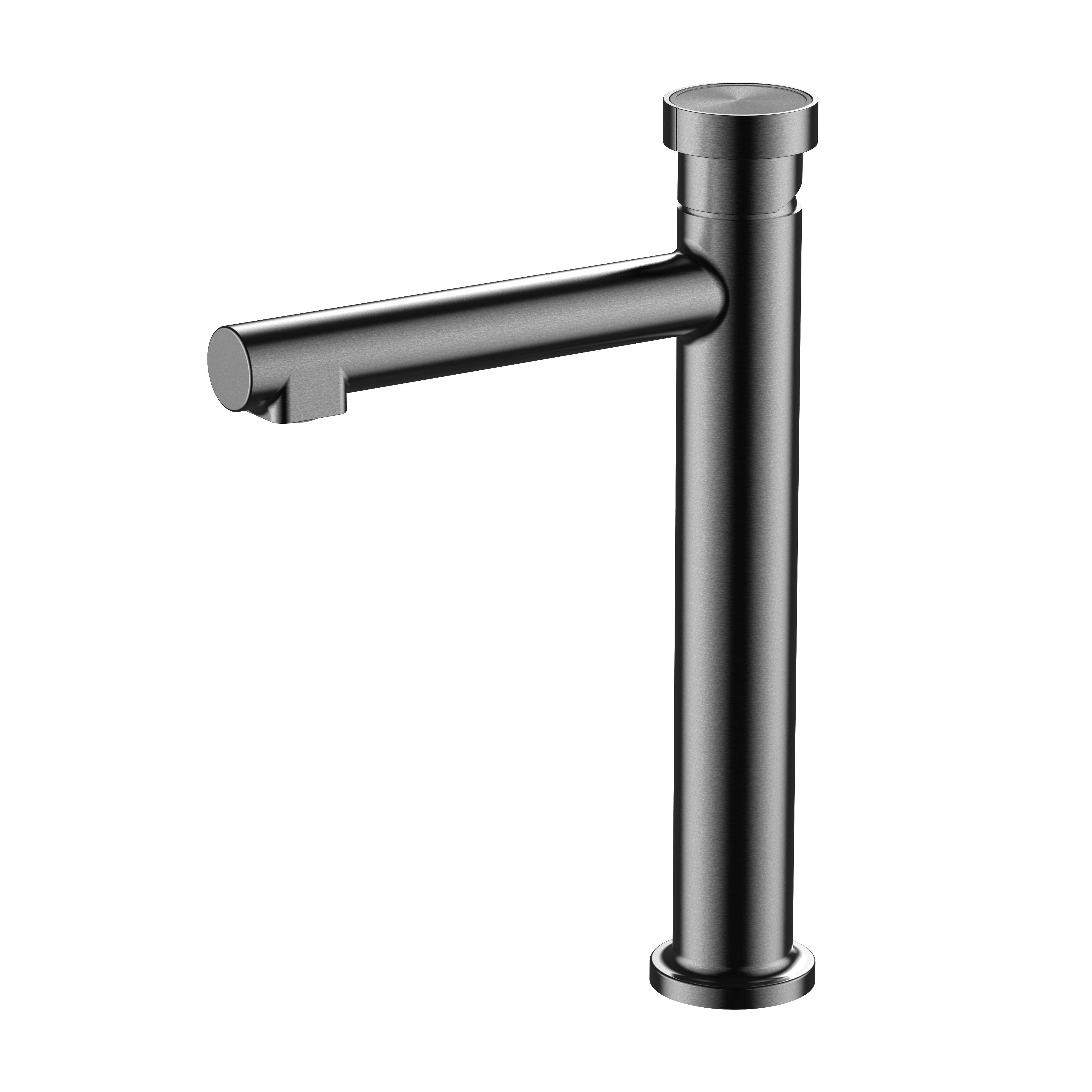 Mılan Çanak Tıpı Lavabo Bataryası - Metalık Grı 848001g 848001G