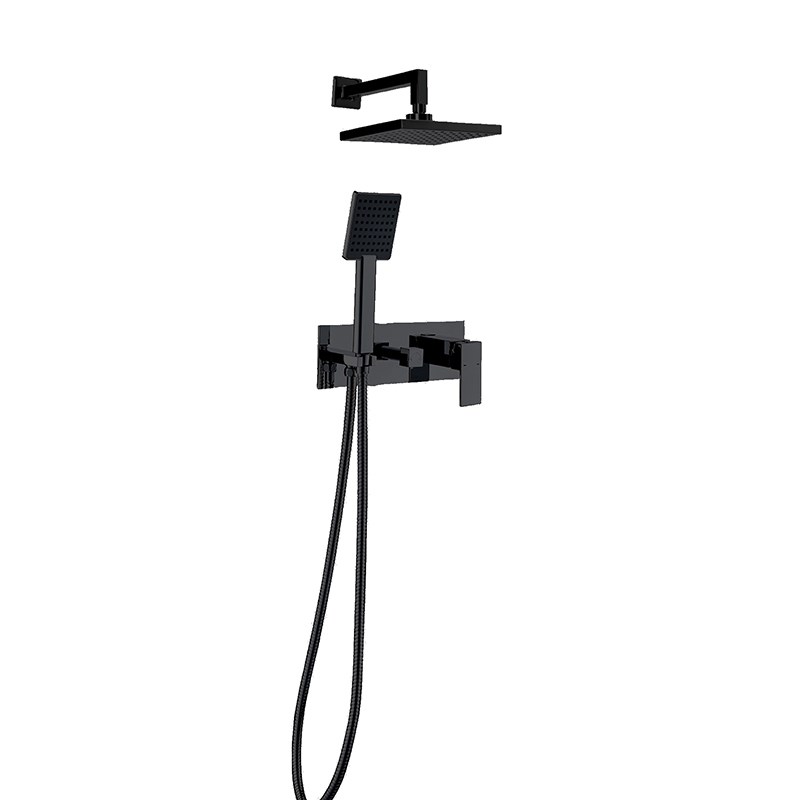 Aqua Ankastre Banyo Bataryası Setı - Sıyah 851141b 851141B