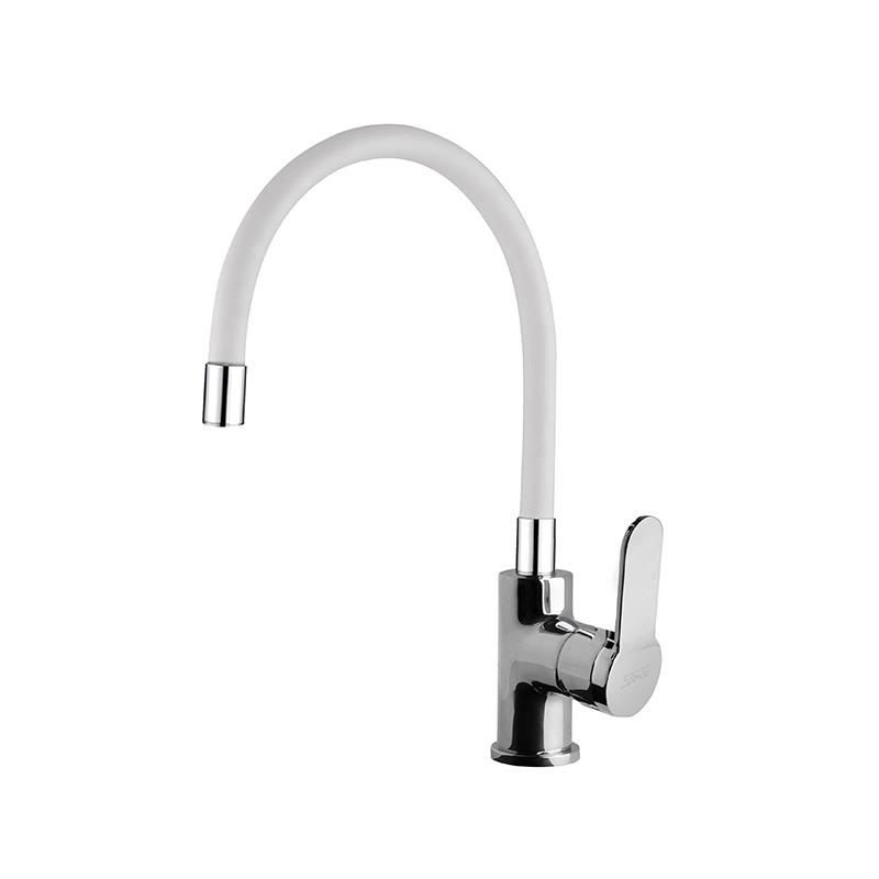 Newarc Domıno Evye Bataryası - Slıkon Borulu - Beyaz 971531sw 971531SW