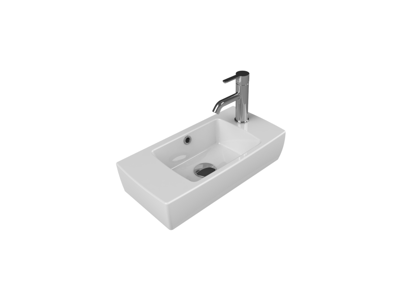 Cerastyle Turkuaz City Tezgah Üstü Lavabo 25*50 Cm (B.Delıgı Sagda) 001500-U