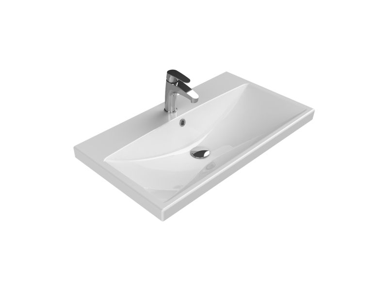 Cerastyle Turkuaz Elıte Etajerli Lavabo 80X45 Cm 032200-U