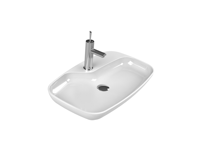 Cerastyle Turkuaz Nova Tezgah Üstü Lavabo 70 Cm 074400-U