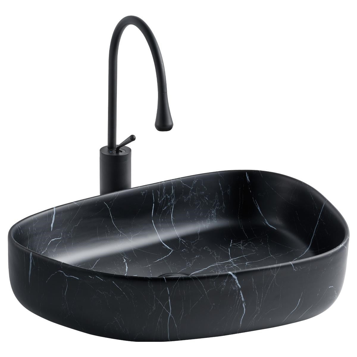 E-2107SM Tezgah Üstü Porselen Lavabo E-2107SM