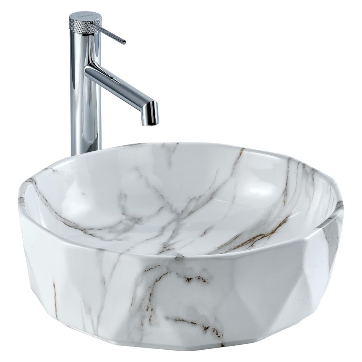 E-2110M1 Tezgah Üstü Porselen Lavabo E-2110M1