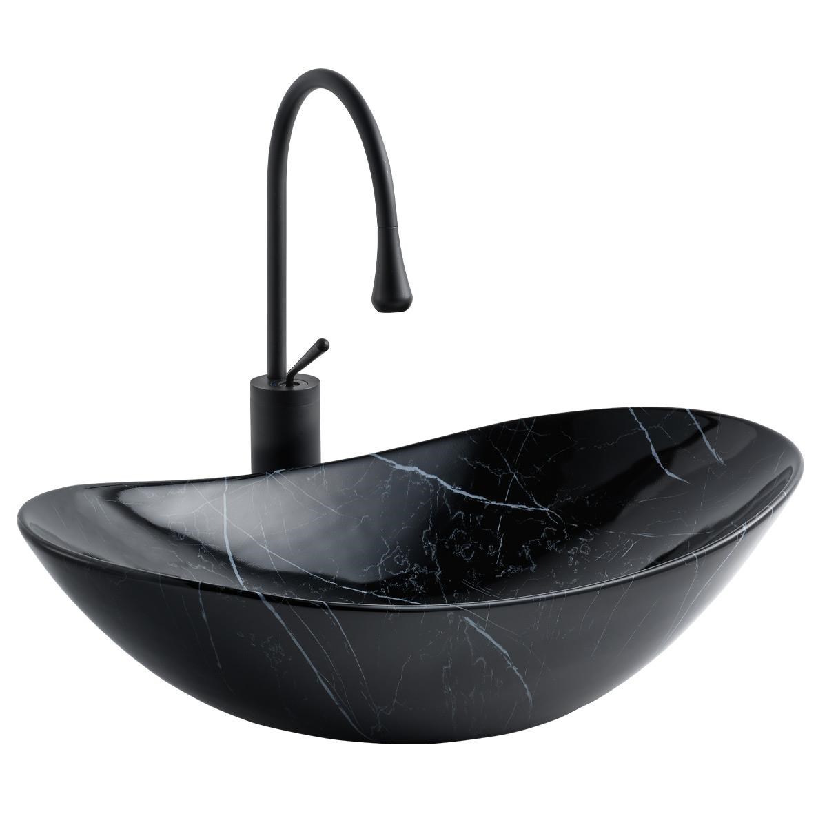 E-2113M5 Tezgah Üstü Porselen Lavabo E-2113M5