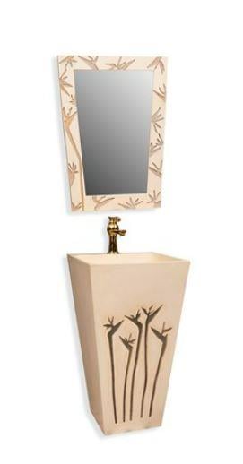 Lena Monoblok Lavabo+Ayna takım E-318+Ea-318 E-318+EA-318