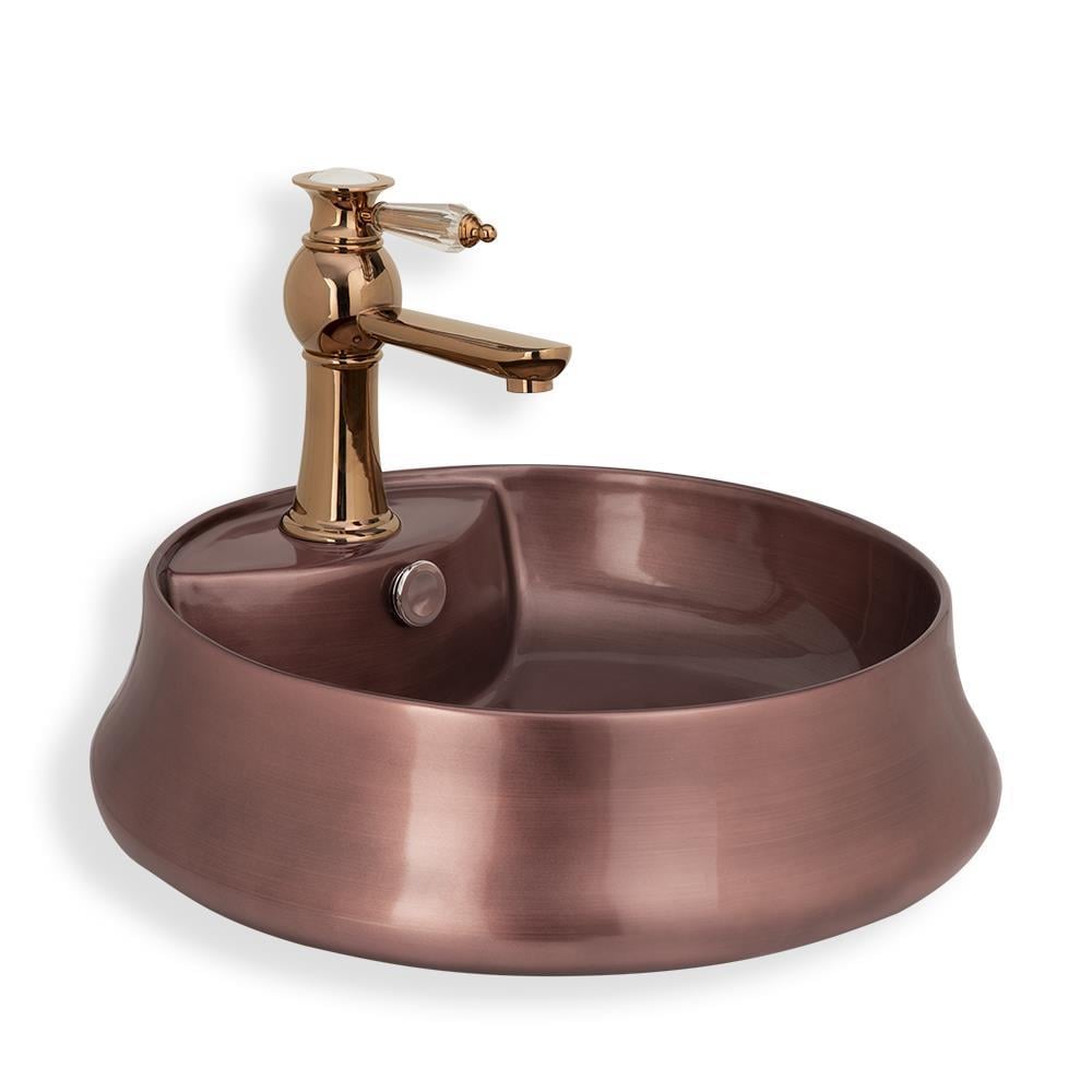 E-4045 Tezgah Üstü Porselen Lavabo E-4045 E-4045