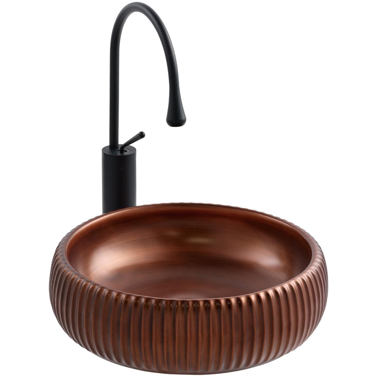 E-4161X Tezgah Üstü Porselen Lavabo E-4161X