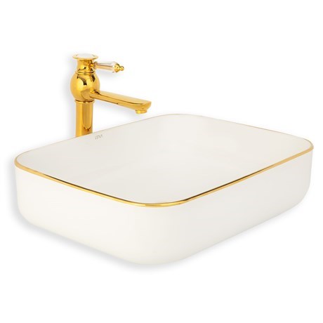 E-4619A Tezgah Üstü Porselen Lavabo E-4619A