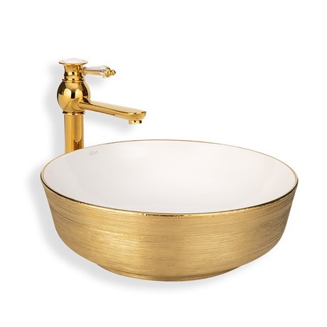 E-5004A Tezgah Üstü Porselen Lavabo E-5004A