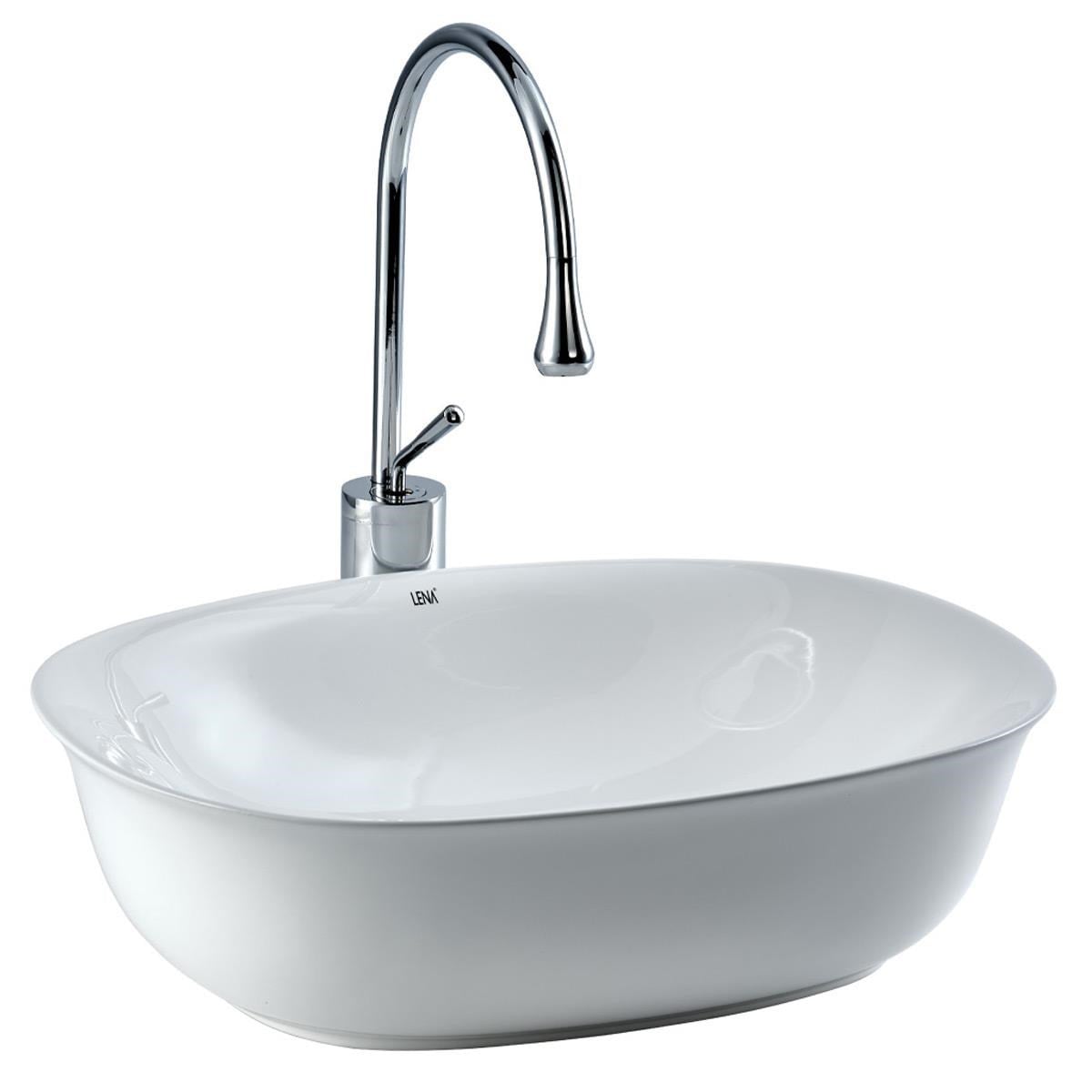 EH-4600 Tezgah Üstü Lavabo Beyaz EH-4600
