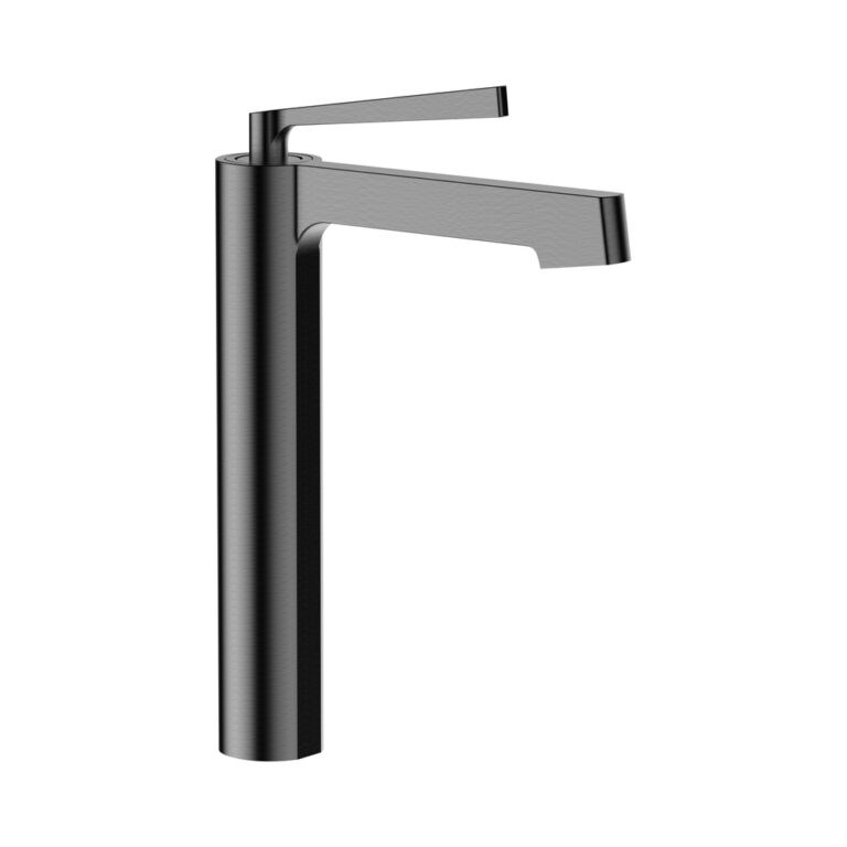 Icon Metalik Siyah Çanak Lavabo Bataryası ELG-132