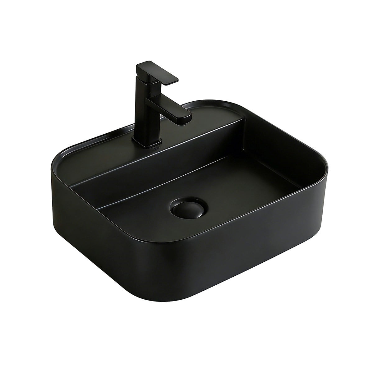 EY-4720MS Mat Siyah Tezgah Üstü Lavabo EY-4720MS