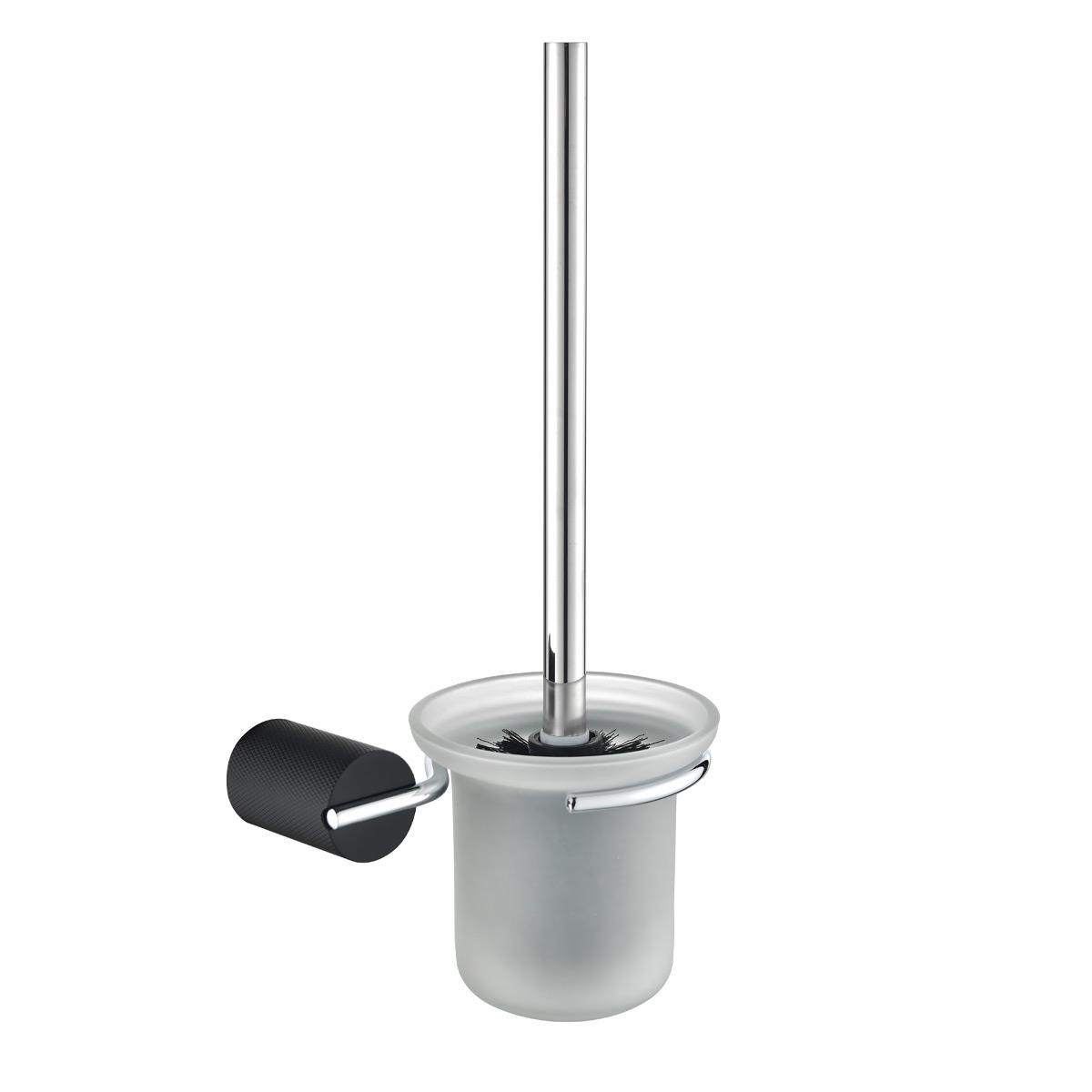 FN-70104 Krom & Siyah Tuvalet Fırçası FN-70104