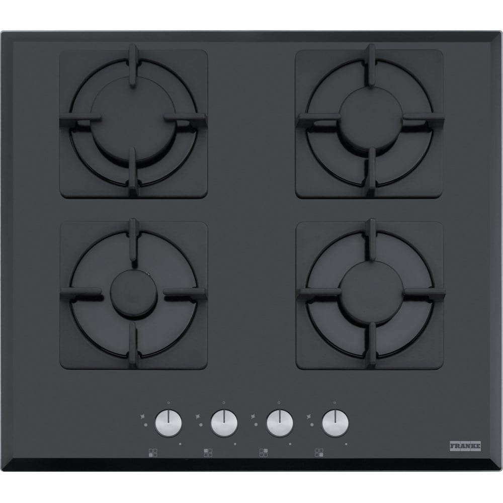 Ocak Glass Lınear Square Fhns 604 4g Bk C Sıyah Cam(4 Göz Gazlı) 106.0489.940