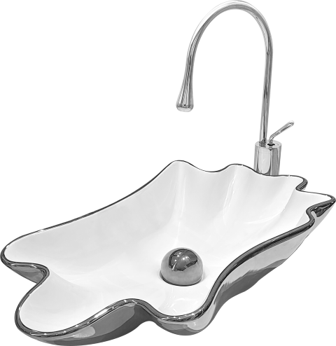 Pure Istırıdye Sılver Tezgah Üstü Çanak Lavabo Hnm-110 HNM-110