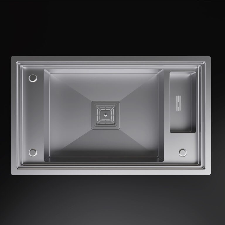 Inox 72x47 Tek Göz Paslanmaz Çelik Eviye KTC-108