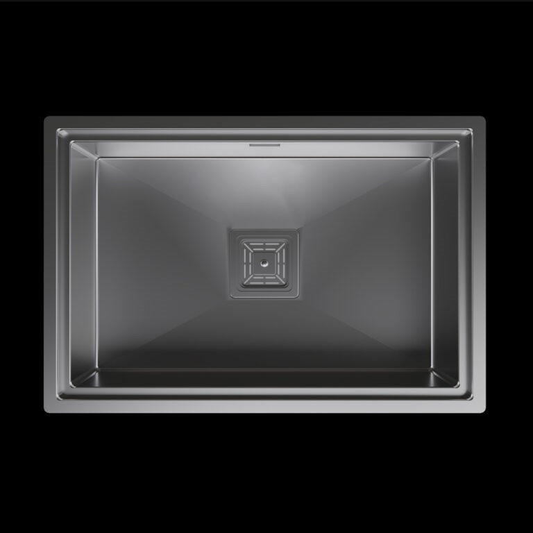 Inox 64x43 Koruma Kapaklı Paslanmaz Çelik Eviye KTC-116