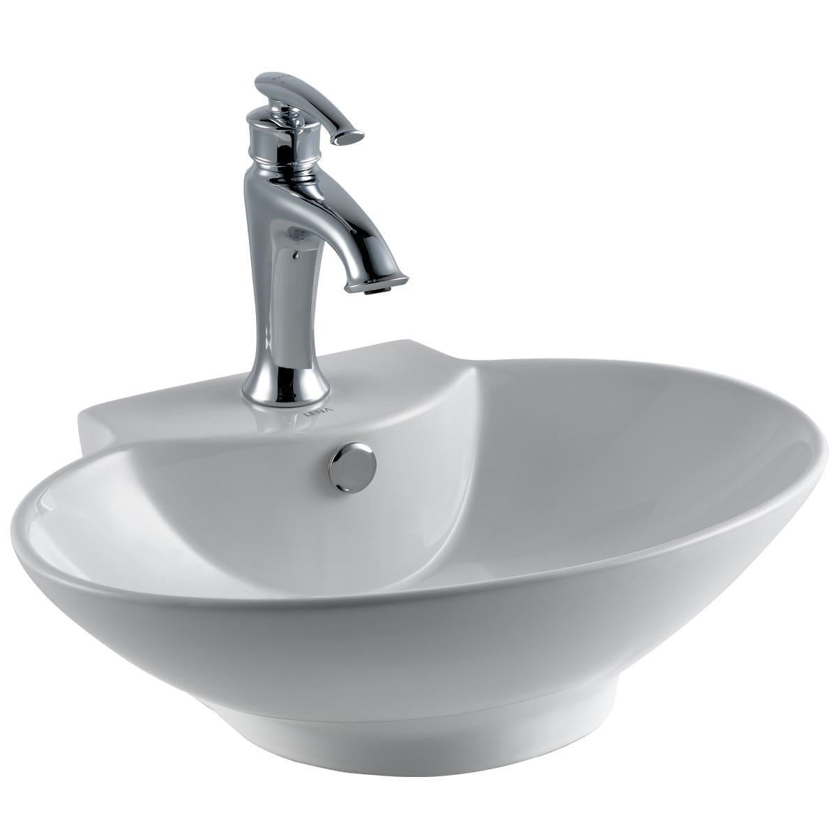 E-4106 Tezgah Üstü Porselen Lavabo E-4106