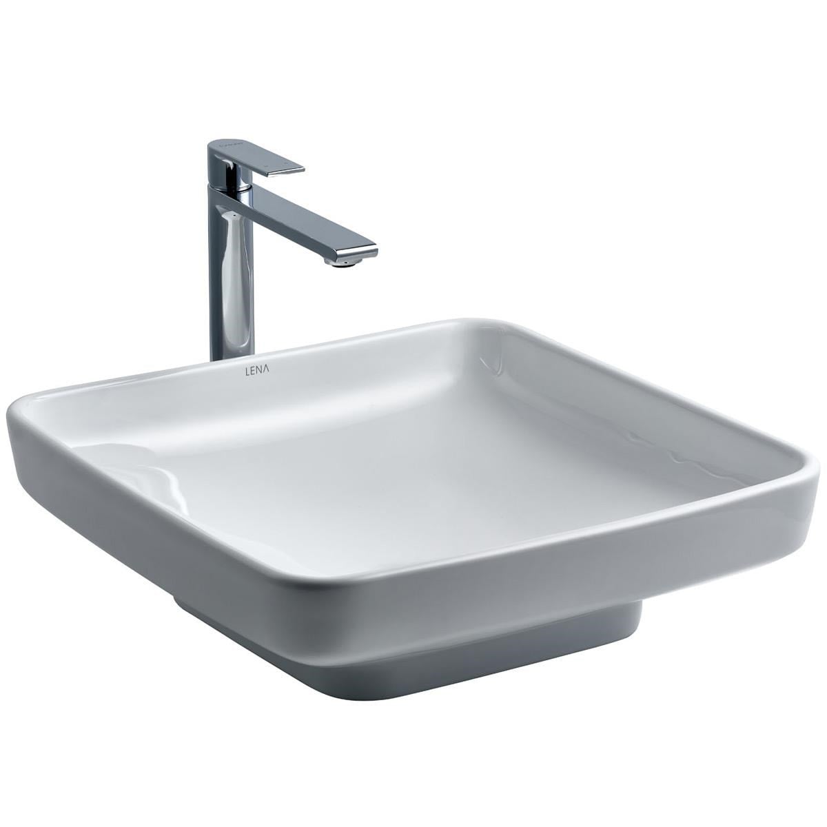 E-4416 Tezgah Üstü Porselen Lavabo E-4416