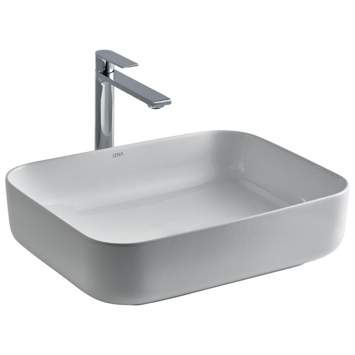 E-4619 Tezgah Üstü Porselen Lavabo E-4619