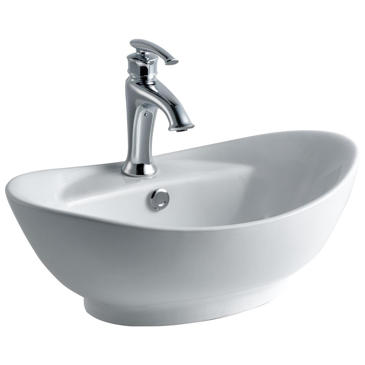 E-5080 Tezgah Üstü Porselen Lavabo E-5080