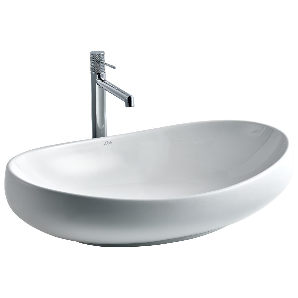 E-5257 Tezgah Üstü Porselen Lavabo E-5257