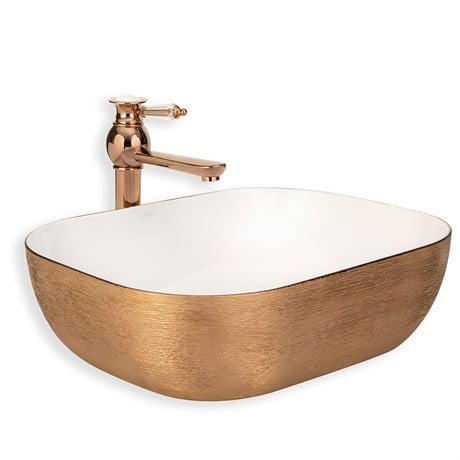 E-5003R Tezgah Üstü Porselen Lavabo E-5003R
