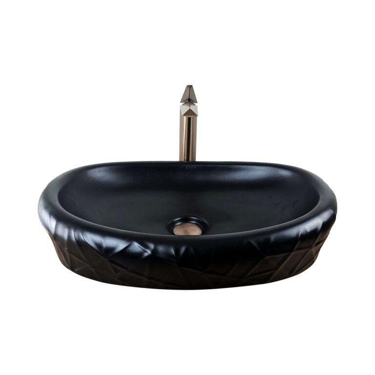 Mira 60 cm Mat Siyah Çanak Lavabo MB-302