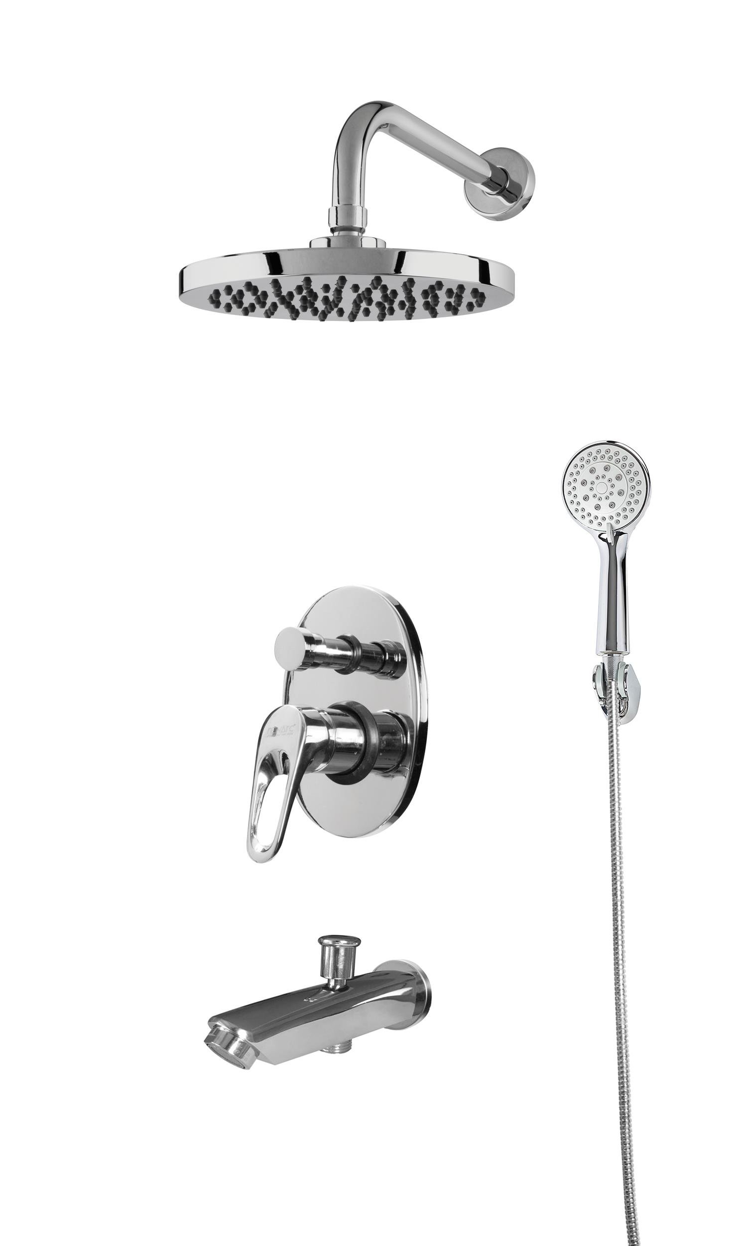 Newarc Smart Ankastre Banyo Bataryası takım- Valflı Gagalı 142137 142137