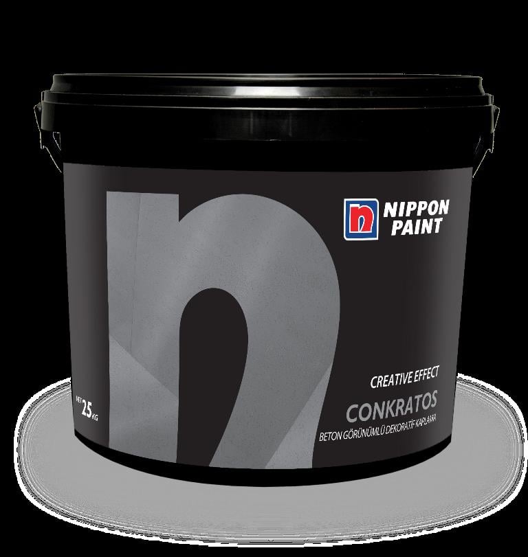 Nippon Conkratos Agrega (Grı) Beton Görünümlü Dekoratif Kaplama 10Kg 8000-2296-59-00001