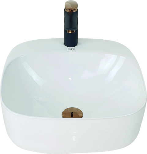 Pure Beyaz Tezgah Üstü Çanak Lavabo W-285 W-285