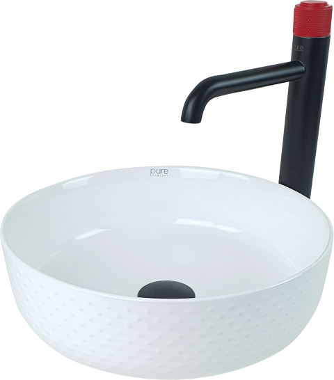 Pure Beyaz Tezgah Üstü Çanak Lavabo W-287 W-287