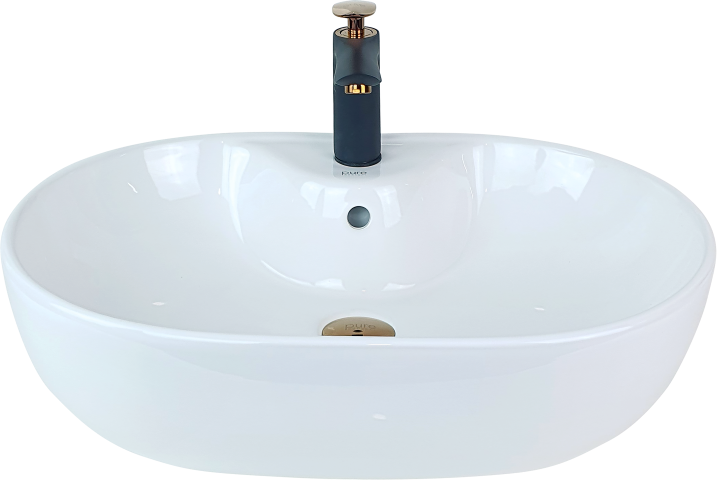 Pure Beyaz Tezgah Üstü Çanak Lavabo W-140 W-140