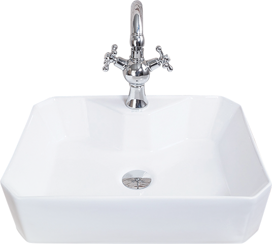 Pure Beyaz Tezgah Üstü Çanak Lavabo W-403 W-403