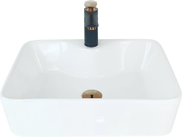 Pure Beyaz Tezgah Üstü Çanak Lavabo W-156 W-156