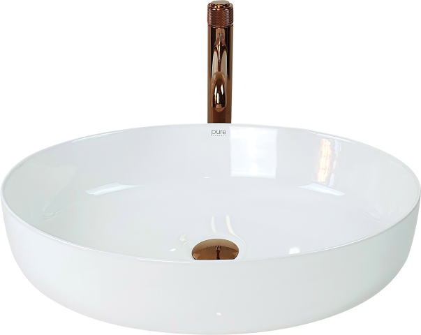 Pure Beyaz Tezgah Üstü Çanak Lavabo W-284 W-284