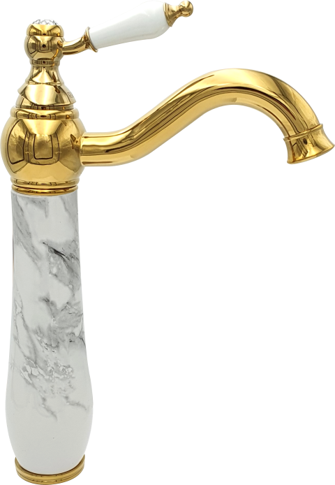 Pure Calacatta Tezgah Üstü Çanak Lavabo Armatürü Wg-219 WG-219
