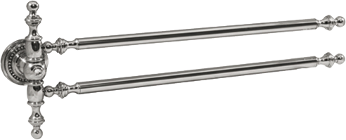 Pure Crystal / Krom İkili Havlu Bar 40Cm Aks-1308 AKS-1308