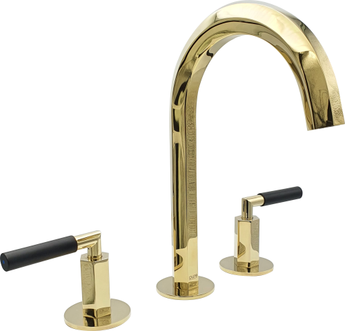 Pure Elagate Gold Üç Delikli Lavabo Armatürü Elg-107 ELG-107