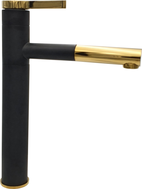 Pure Emr Siyah Gold Mutfak Evye Armatürü Emr-103 EMR-103