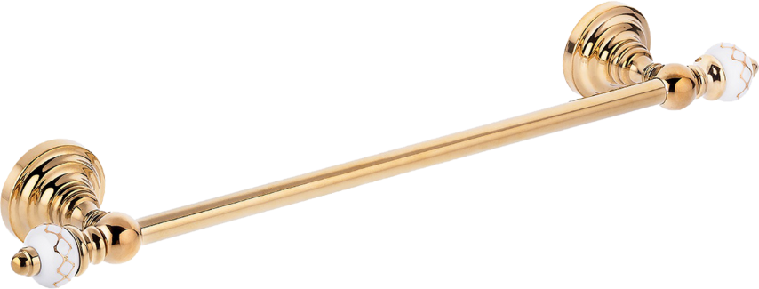 Pure Geometrik Beyaz Altın / Pvd Gold Uzun Havluluk Aks-115 AKS-115