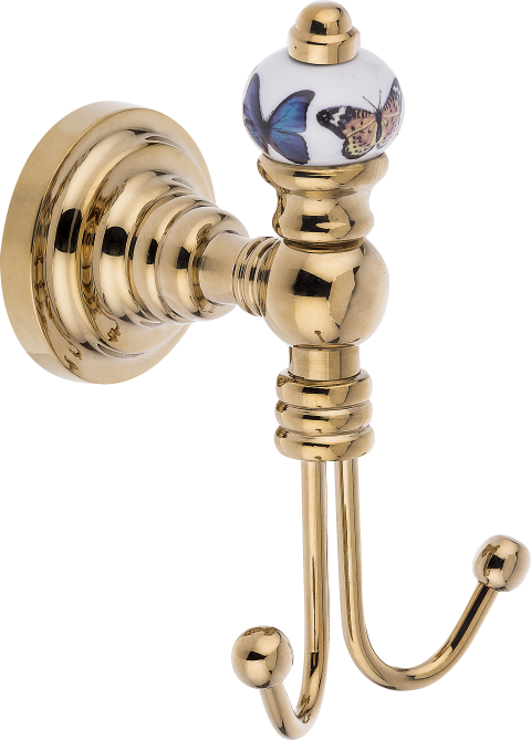 Pure Geometrik Checkers / Pvd Gold Askılık Aks-505 AKS-505