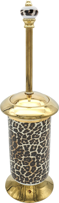 Pure Leopar Pvd Gold Klozet Fırçalık Kmr-5410 KMR-5410