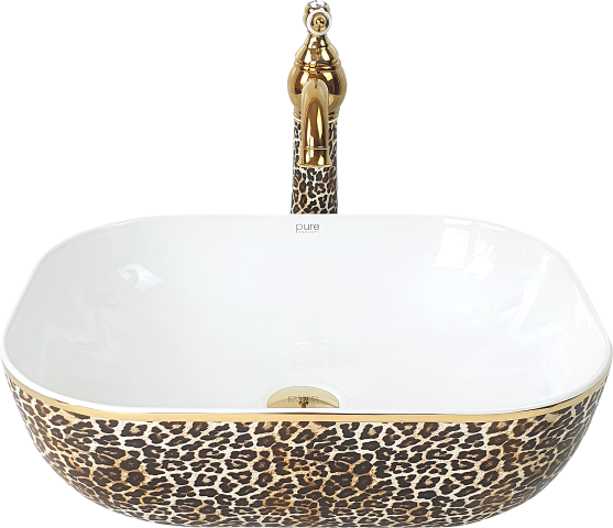 Pure Leopar Tezgah Üstü Çanak Lavabo Tr-122 TR-122