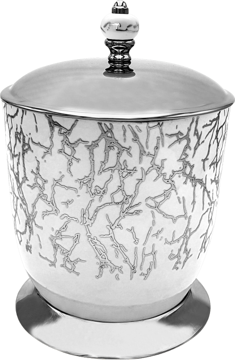 Pure  Marble  Krom Çöp  Kovası Aks-4001 AKS-4001